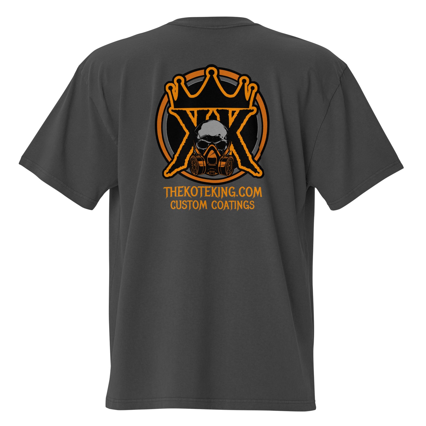 KOTEKING GASMASK LOGO OVERSIZED FADED TSHIRT