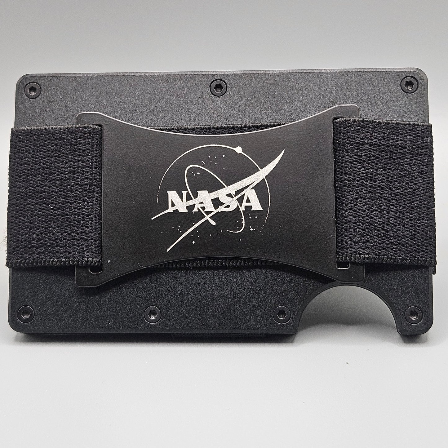 CERAKOTED AND LASER DESIGN SLIM WALLET (NASA SPACE MAN)