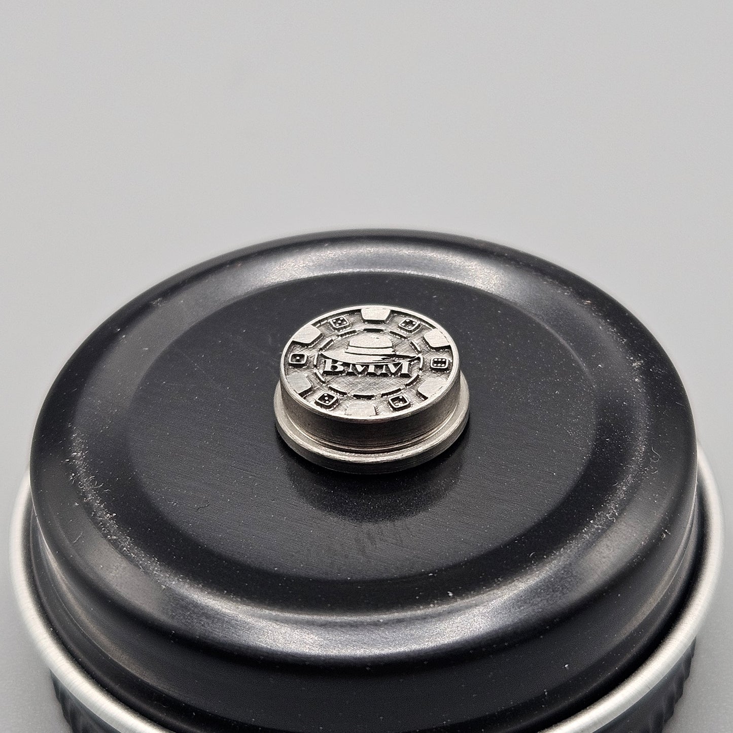 LASER ENGRAVED BMM POKER CHIP BUTTON