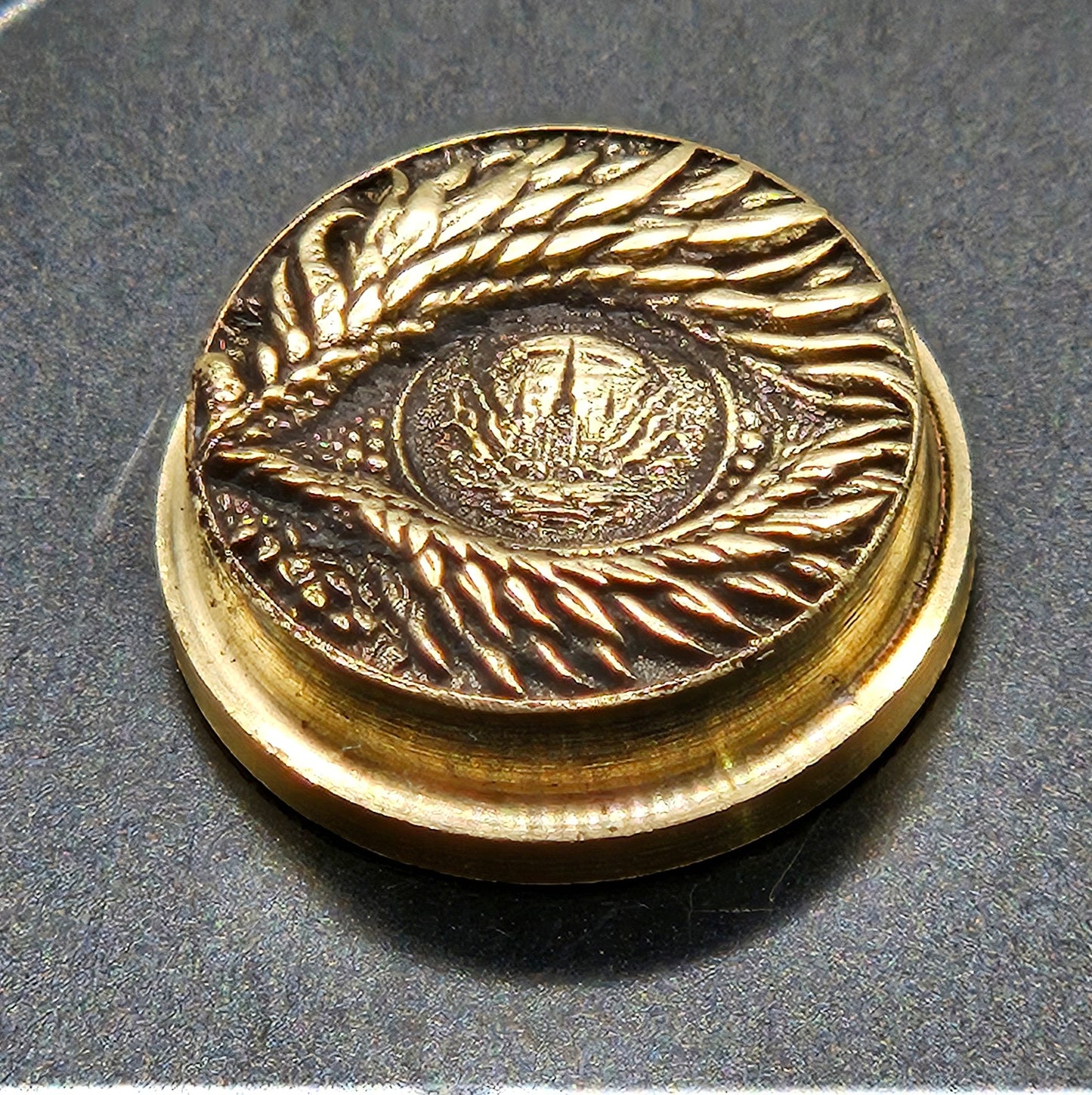 LASER ENGRAVED BMM BUTTON DRAGON EYE