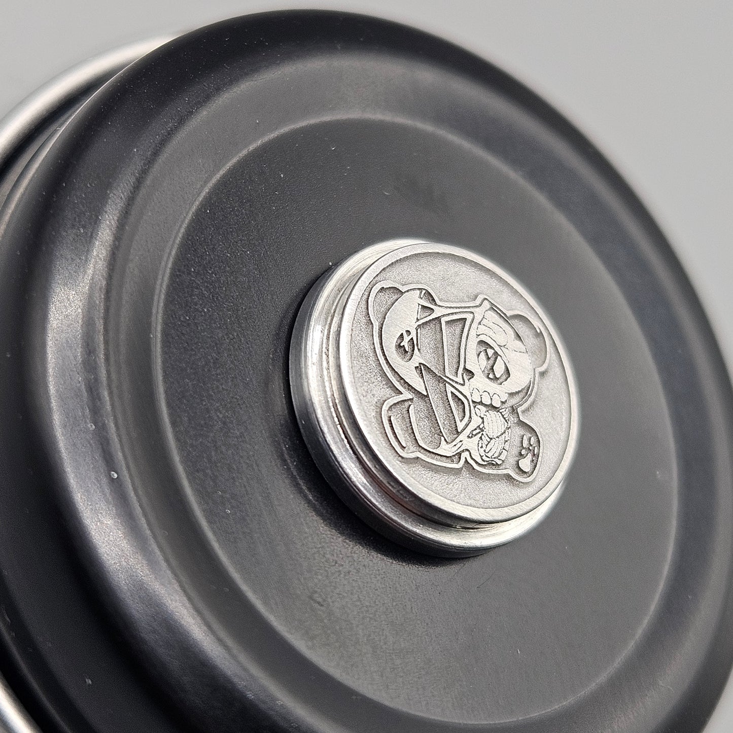 LASER ENGRAVED BILLET BOX BUTTON 3D WICKD RIPPED ANOTOMY