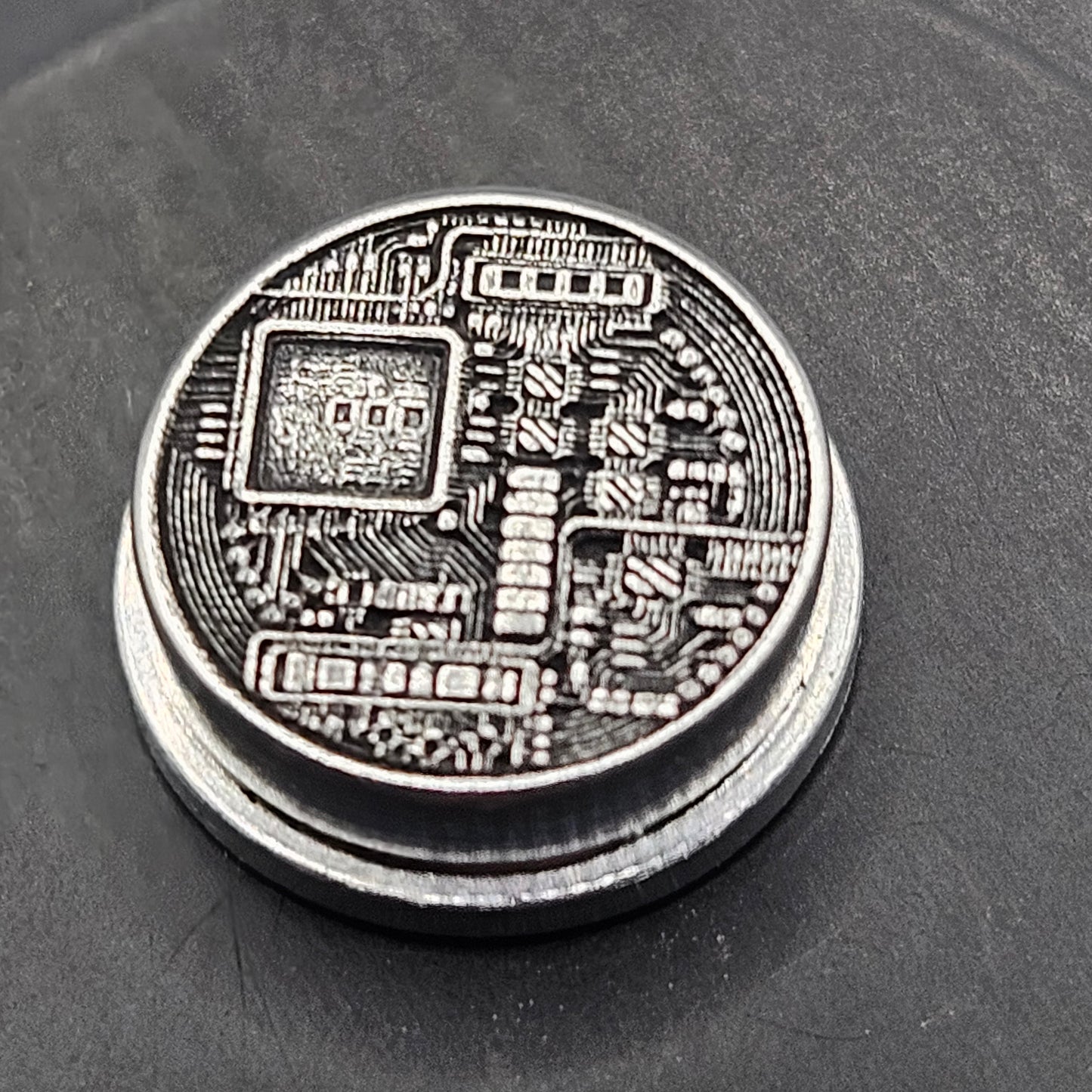 LASER ENGRAVED BMM BUTTON 3D CIRCUIT BOARD