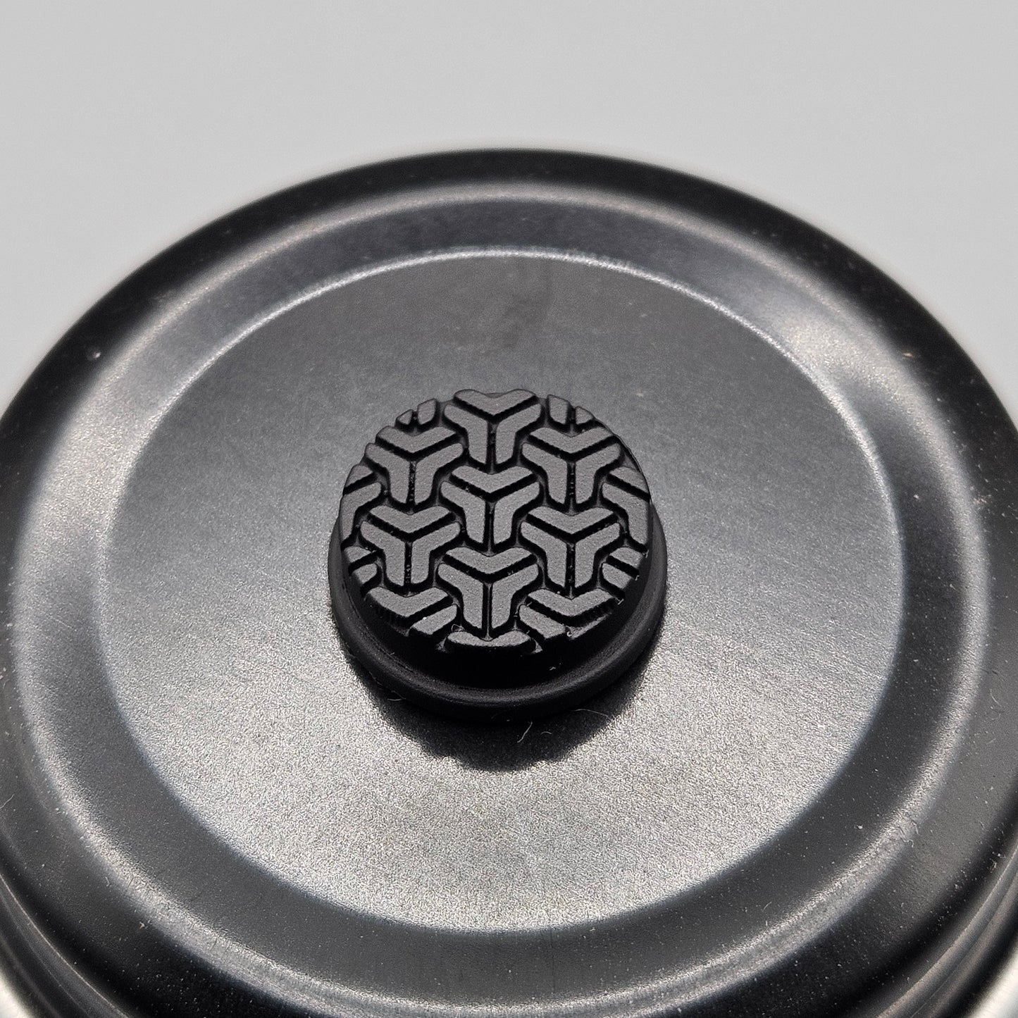LASER ENGRAVED BMM BUTTON GOYARD PATTERN