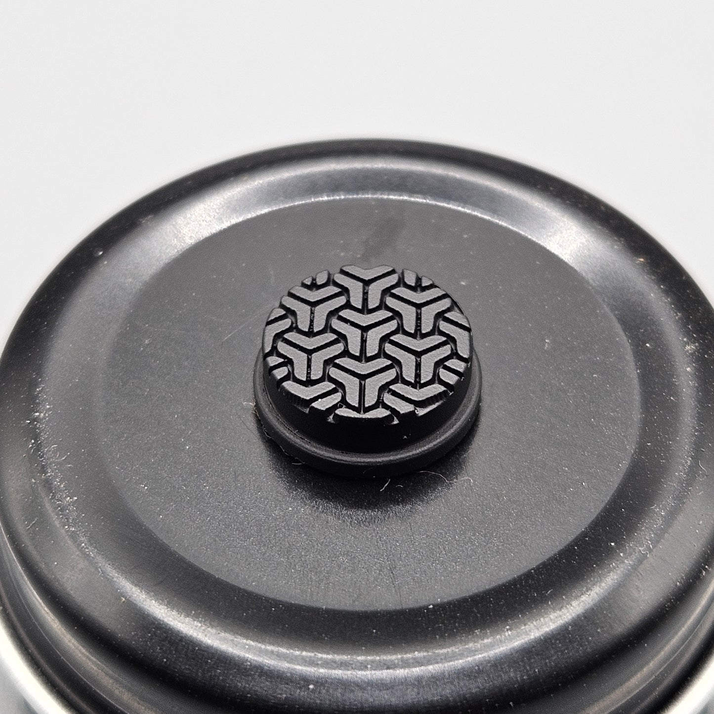 LASER ENGRAVED BMM BUTTON GOYARD PATTERN