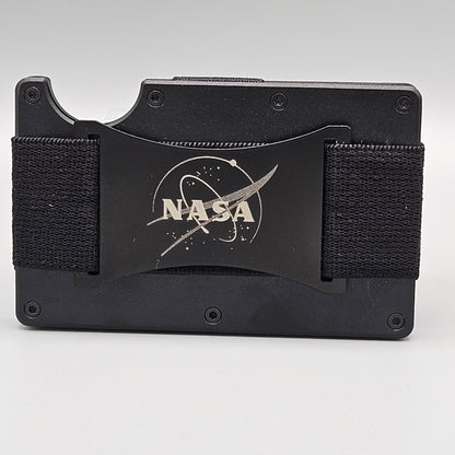 CERAKOTED AND LASER DESIGN SLIM WALLET (NASA SPACE MAN)