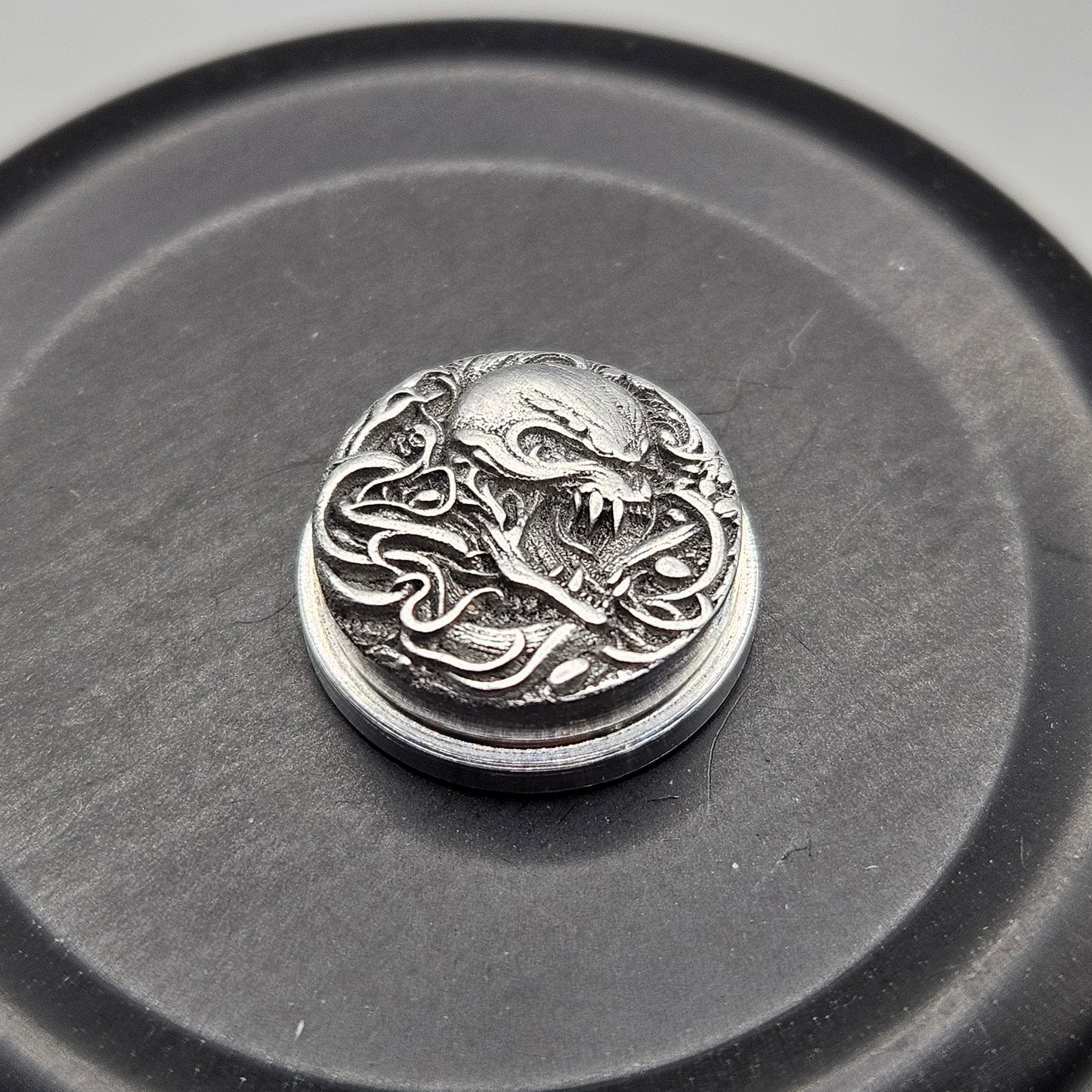LASER ENGRAVED  BMM BUTTON ALIEN