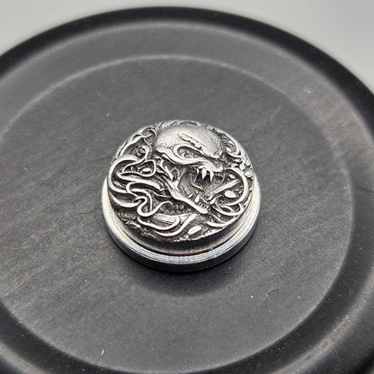 LASER ENGRAVED  BMM BUTTON ALIEN