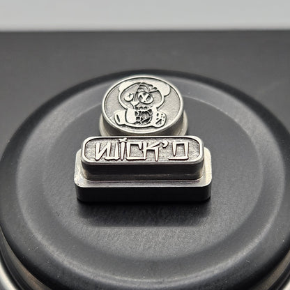 LASER ENGRAVED DELRO D60E BUTTON SET WICK'D ANATOMY