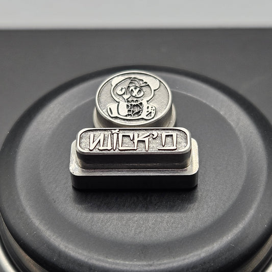 LASER ENGRAVED DELRO D60E BUTTON SET WICK'D ANATOMY