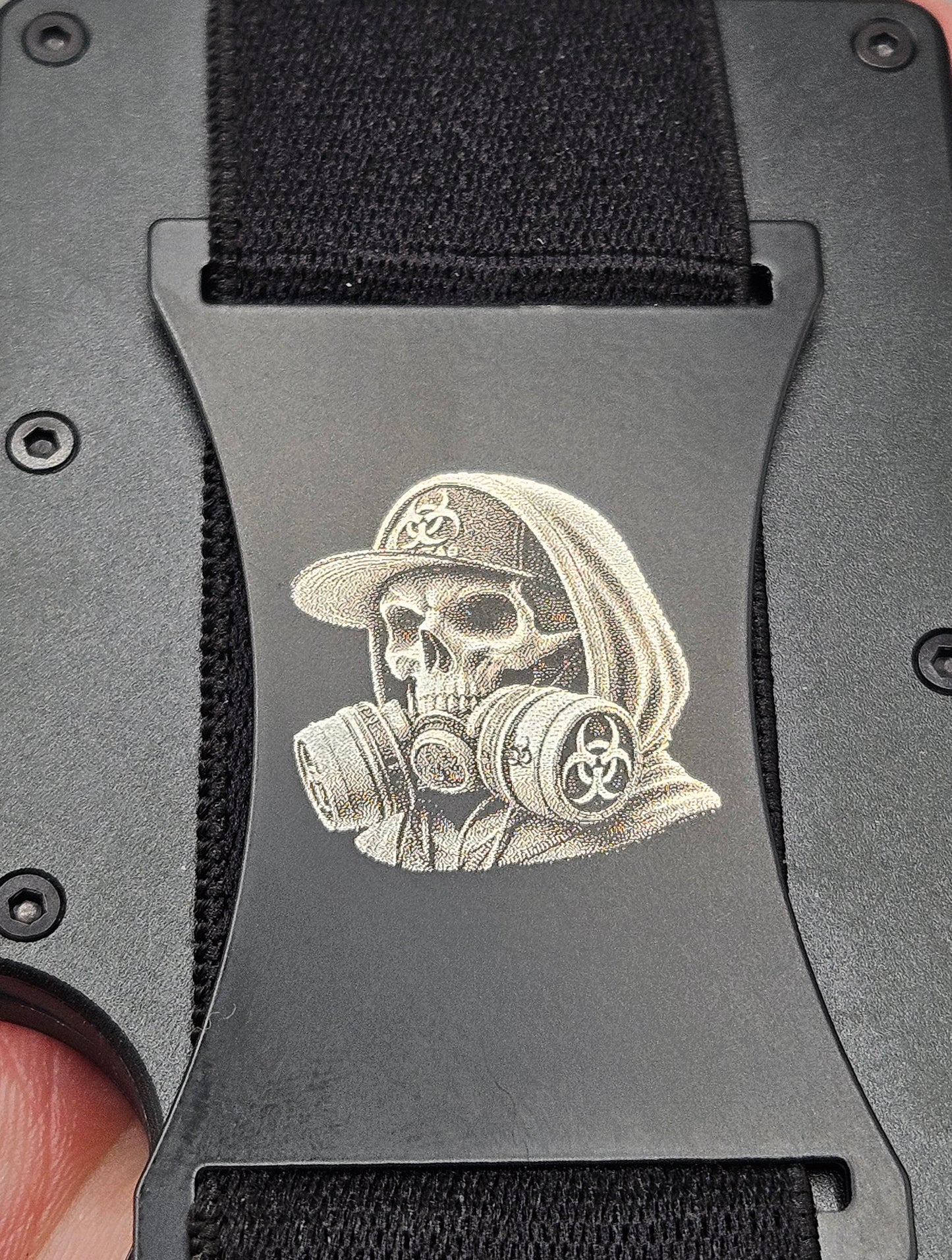 CUSTOM CERAKOTE AND LASER ETCHED SLIM WALLET THE HULK 3D