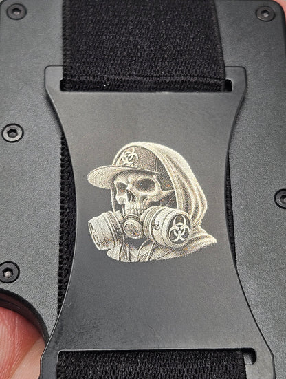 CUSTOM CERAKOTE AND LASER ETCHED SLIM WALLET THE HULK 3D