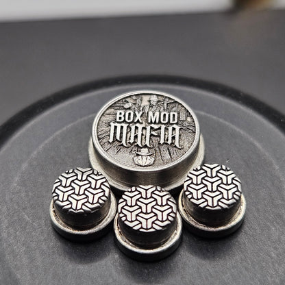 LASER ENGRAVED BOX MOD MAFIA DESIGN WITH GOYARD PATTERN (FULL SET)