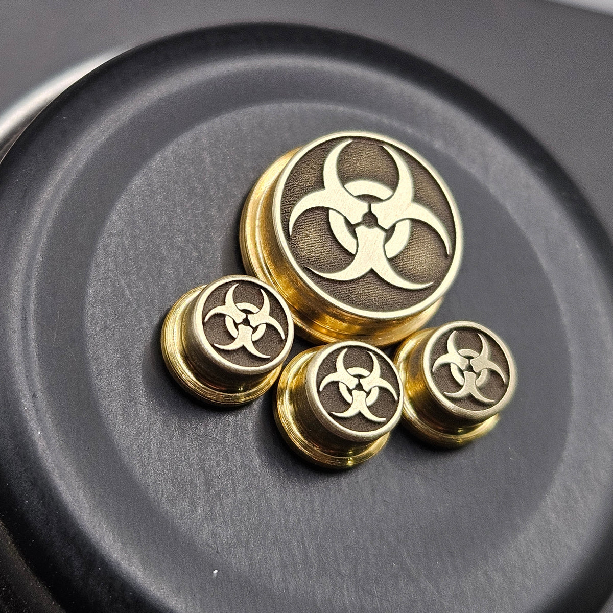 LASER ENGRAVED BMM BUTTON BIO HAZARD DESIGN (FULL SET)