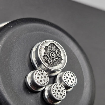 LASER ENGRAVED BMM BUTTON STEAMPUNK PATTERN (FULL SET)