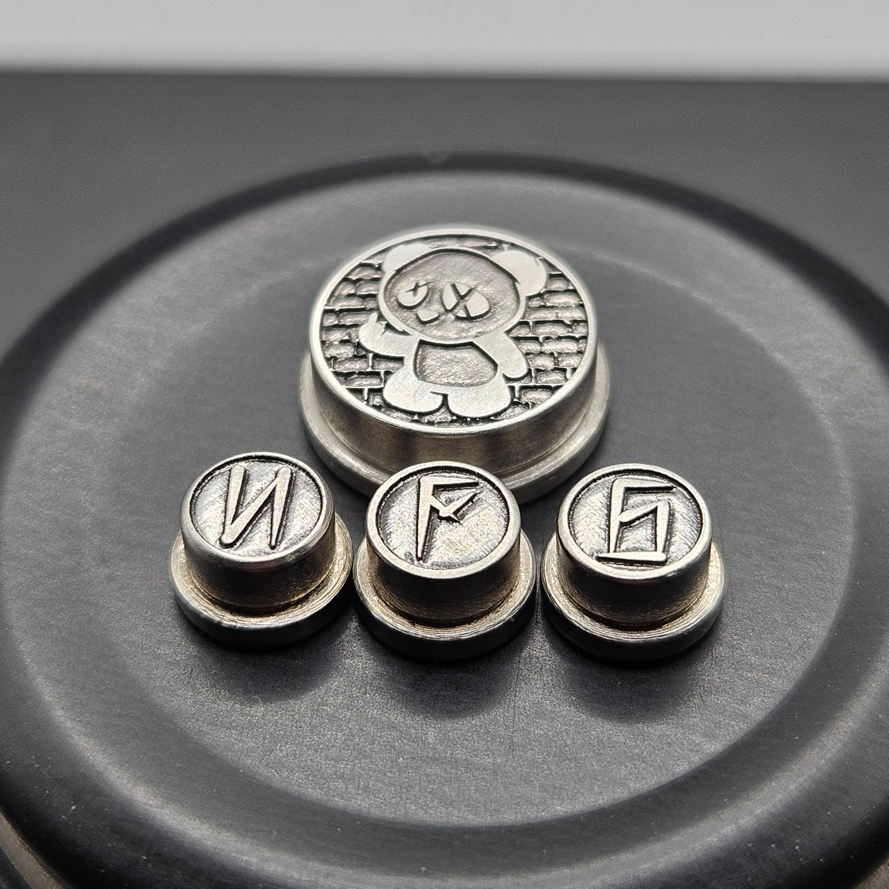 LASER ENGRAVED BMM BUTTON WICK'D NFG PATTERN (FULL SET) – The KoteKing ...