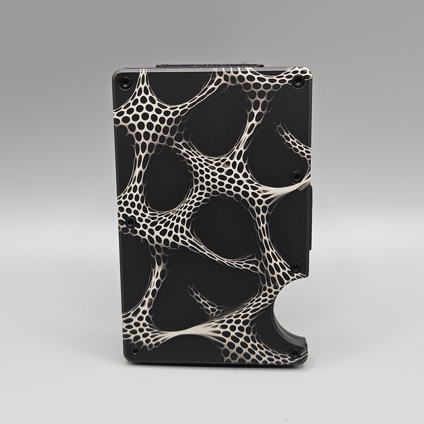 CUSTOM CERAKOTE AND 3D LASER ETCHED SLIM WALLET DNA DESIGN