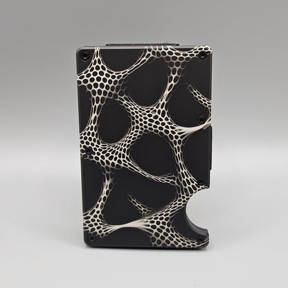 CUSTOM CERAKOTE AND 3D LASER ETCHED SLIM WALLET DNA DESIGN