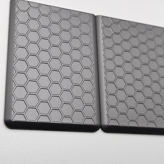 LASER ENGRAVED ORION V2 PANELS HONEY COMB CERAKOTED BLACK