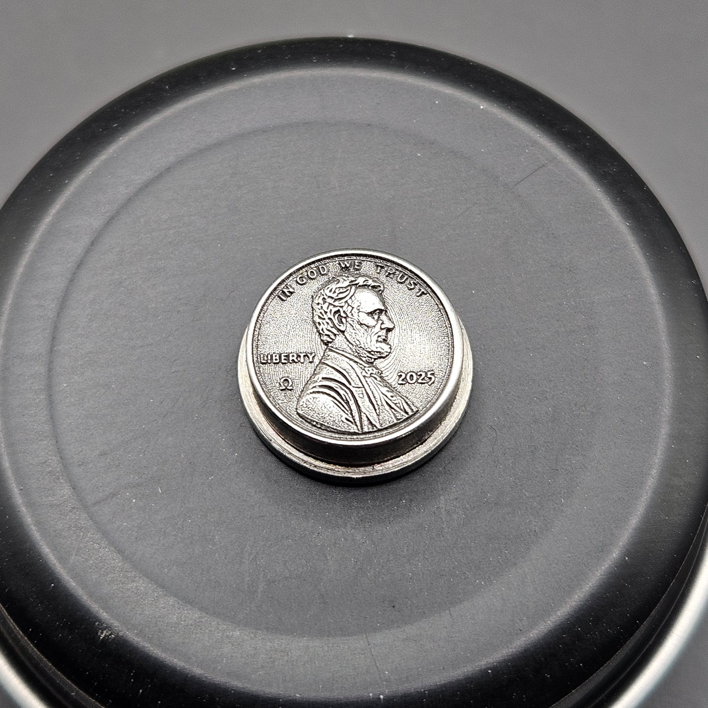 LASER ENGRAVED BMM PENNY BUTTON