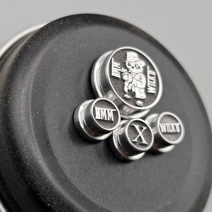 LASER ENGRAVED BMM BUTTON WICK'D/BMM DESIGN