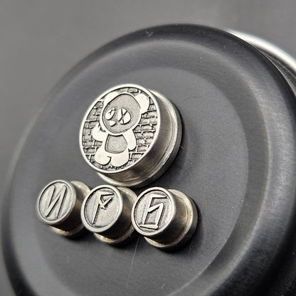 LASER ENGRAVED BMM BUTTON WICK'D NFG PATTERN (FULL SET)