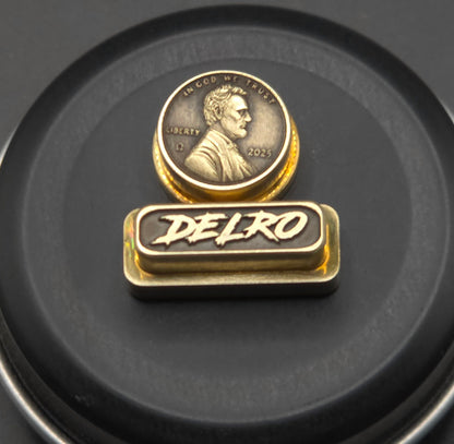 LASER ENGRAVED DELRO D60E BUTTON SET PENNY DESIGN