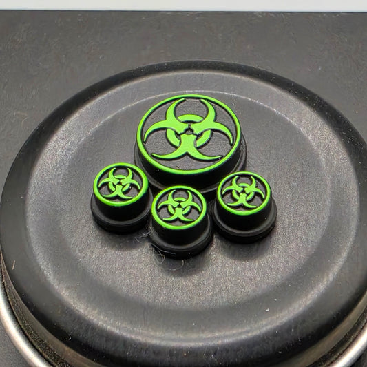 LASER ENGRAVED BMM BUTTON BIO HAZARD DESIGN (FULL SET)