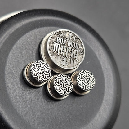 LASER ENGRAVED BOX MOD MAFIA DESIGN WITH GOYARD PATTERN (FULL SET)