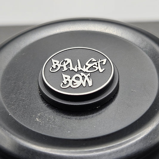 LASER ENGRAVED BILLET BOX BUTTON 3D BILLETBOX TAG BLACK DISTRESSED