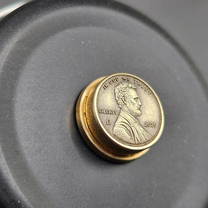 LASER ENGRAVED BMM PENNY BUTTON