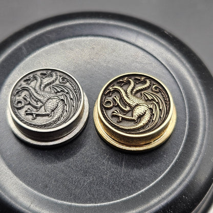 LASER ENGRAVED BMM G.O.T. TARGARYEN LOGO BUTTON
