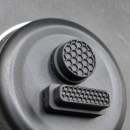LASER ENGRAVED DELRO D60E BUTTON SET HONEYCOMB DESIGN
