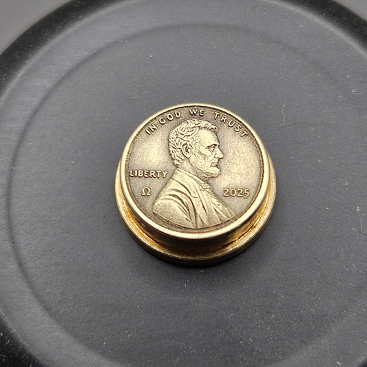 LASER ENGRAVED BMM PENNY BUTTON