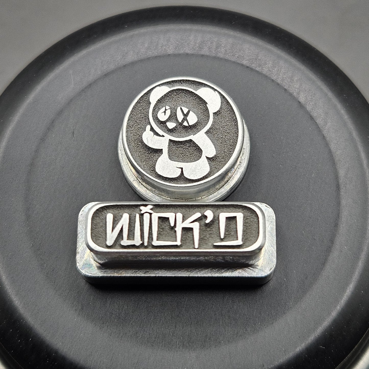 LASER ENGRAVED DELRO D60E BUTTON SET WICK'D NFG DESIGN