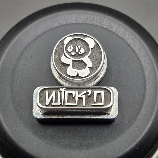 LASER ENGRAVED DELRO D60E BUTTON SET WICK'D NFG DESIGN