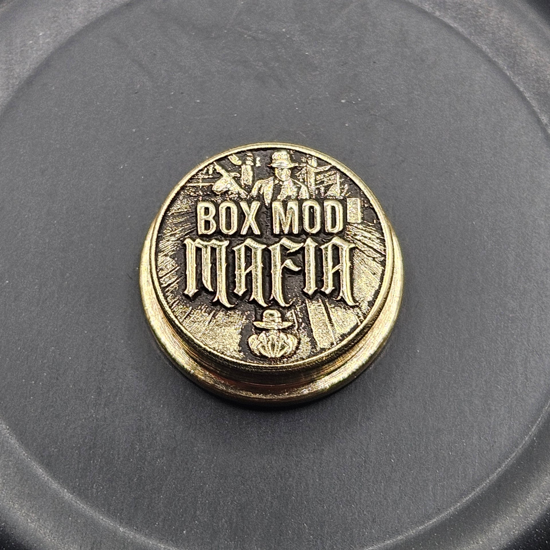LASER ENGRAVED BMM BUTTON BOX MOD MAFIA DESIGN  The KoteKing Custom  Coatings