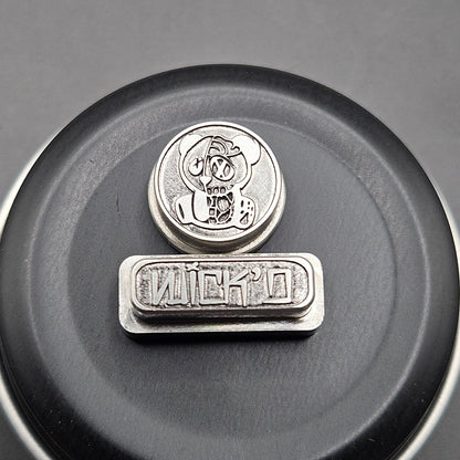 LASER ENGRAVED DELRO D60E BUTTON SET WICK'D ANATOMY