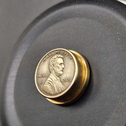 LASER ENGRAVED BMM PENNY BUTTON