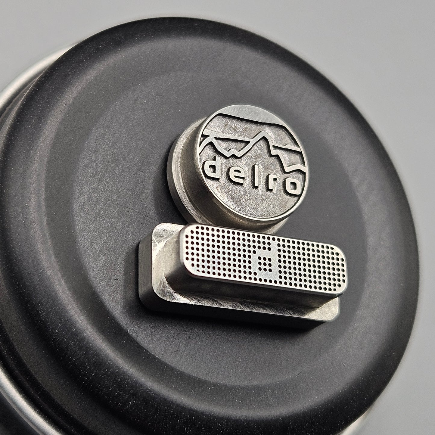 LASER ENGRAVED DELRO D60E BUTTON SET DELRO MOUNTAIN DESIGN