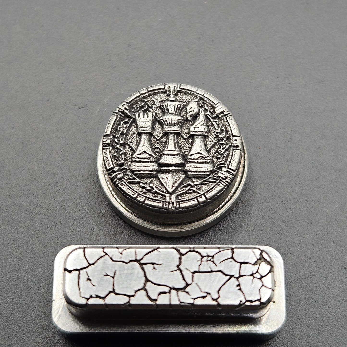 LASER ENGRAVED DELRO D60E BUTTON SET CHESS DESIGN