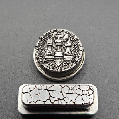 LASER ENGRAVED DELRO D60E BUTTON SET CHESS DESIGN