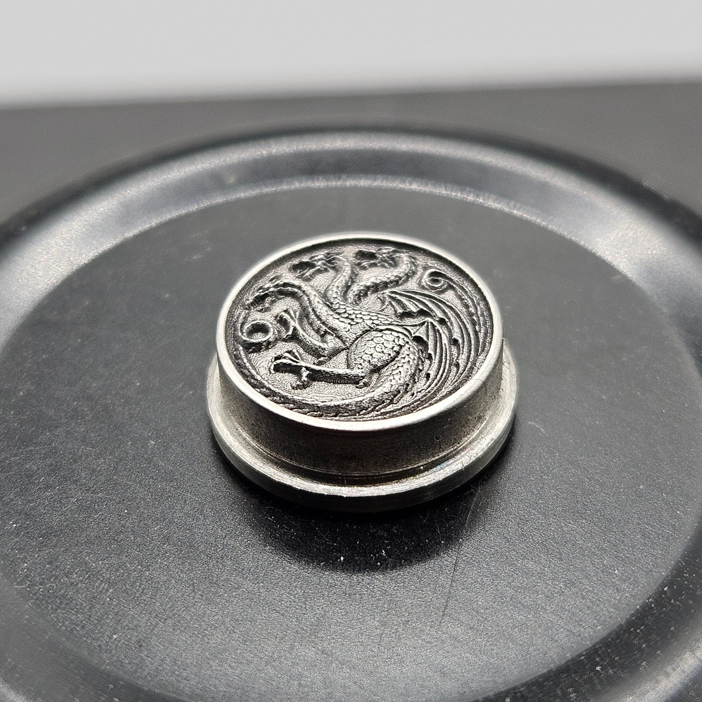 LASER ENGRAVED BMM G.O.T. TARGARYEN LOGO BUTTON
