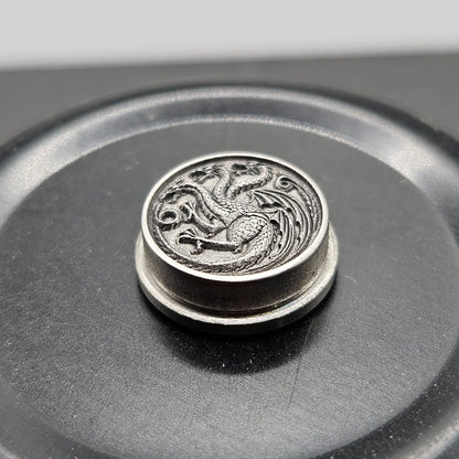 LASER ENGRAVED BMM G.O.T. TARGARYEN LOGO BUTTON