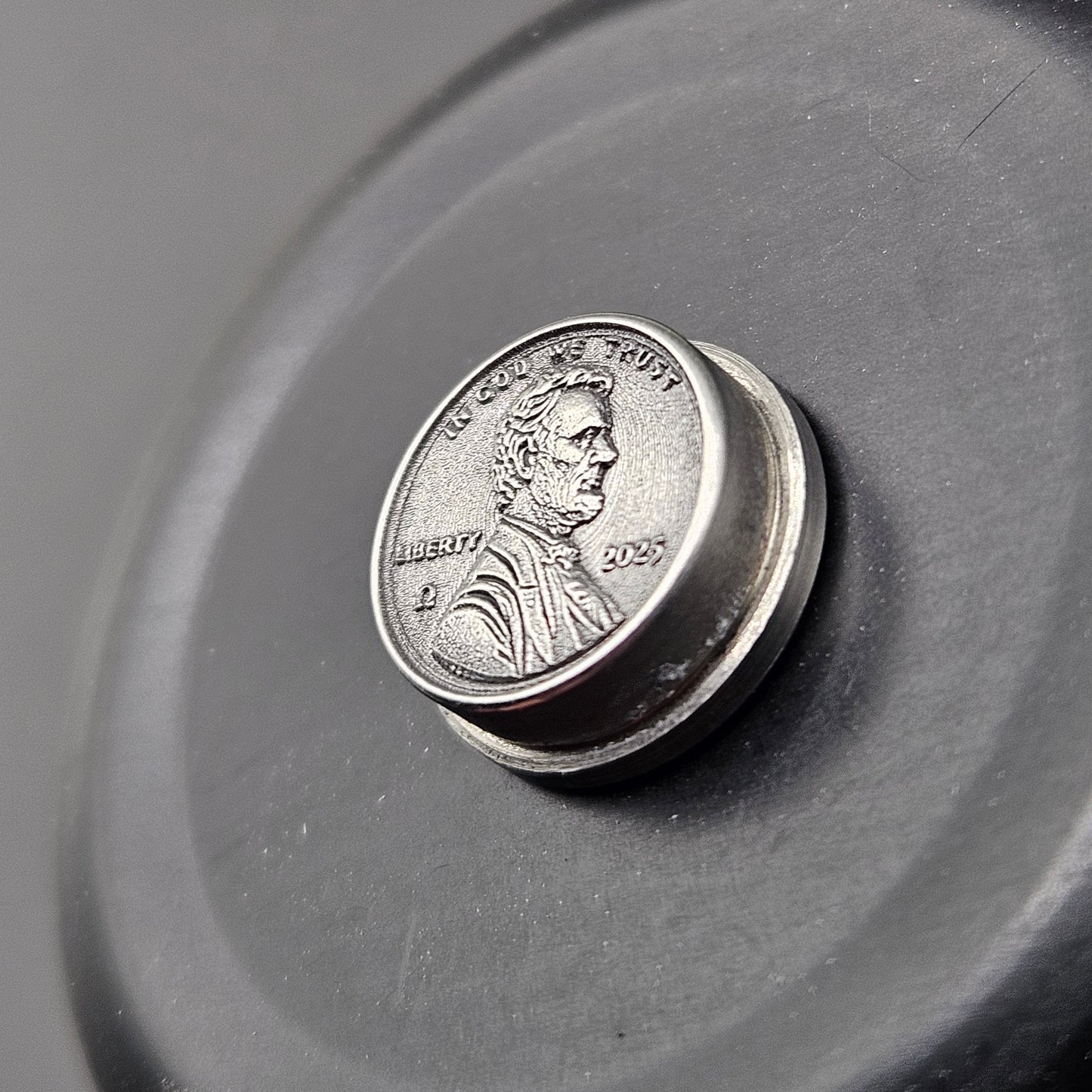 LASER ENGRAVED BMM PENNY BUTTON