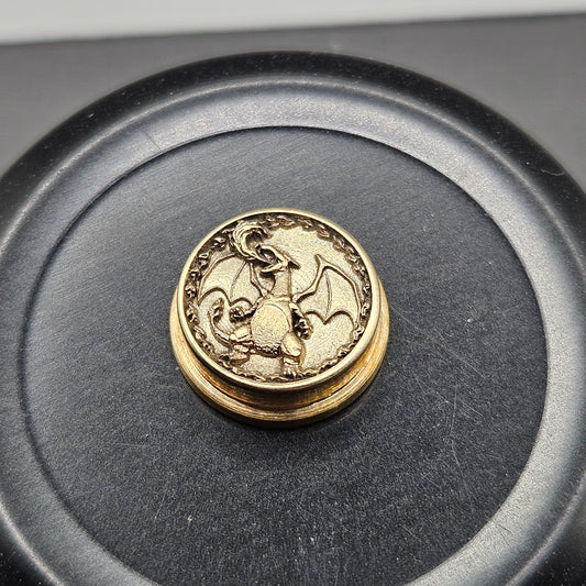 LASER ENGRAVED BRASS BMM POKEMON DESIGNS BUTTON