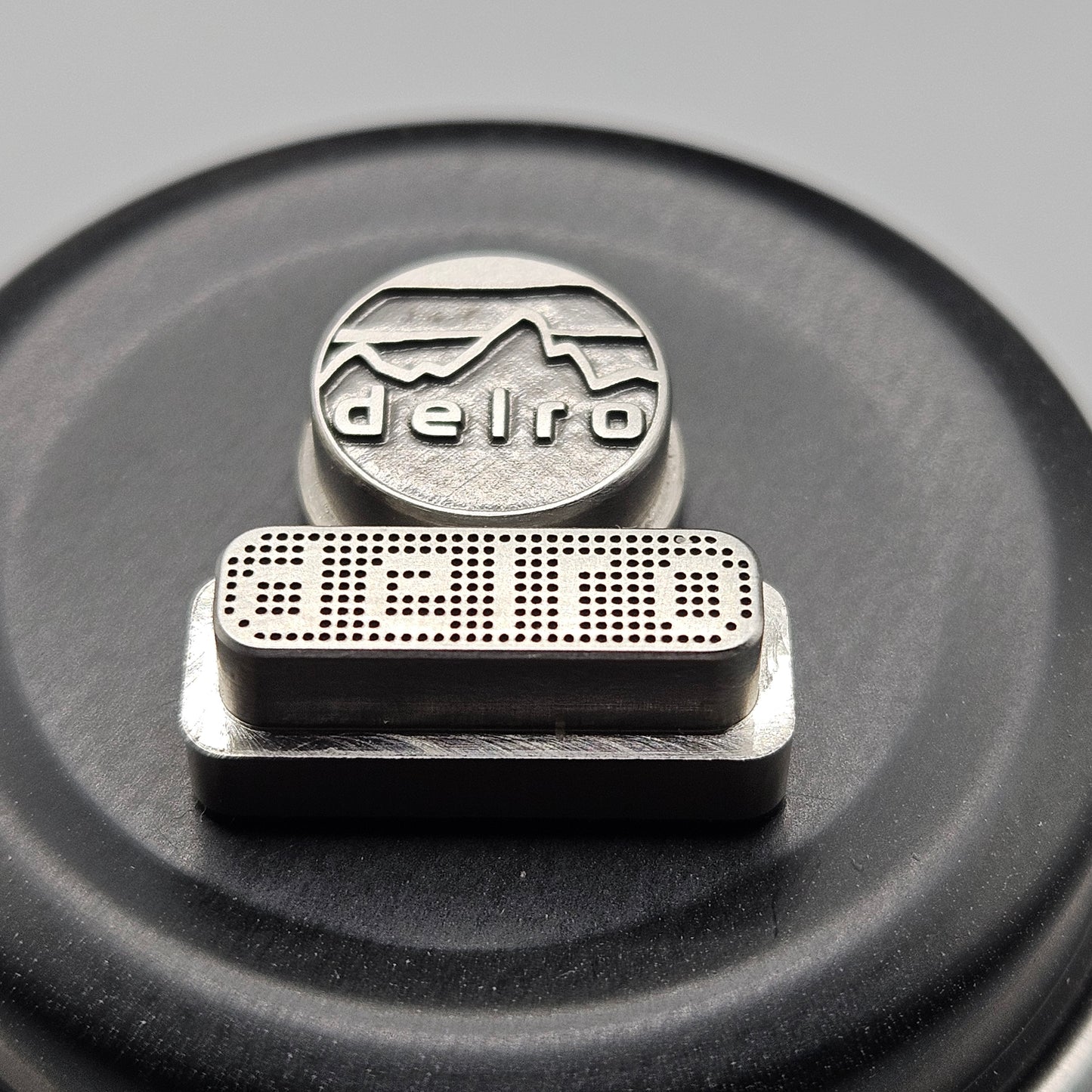 LASER ENGRAVED DELRO D60E BUTTON SET DELRO MOUNTAIN DESIGN