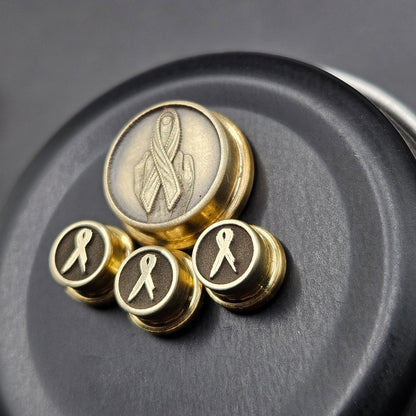 LASER ENGRAVED BMM BUTTON FU*K CANCER DESIGN(FULL SET)