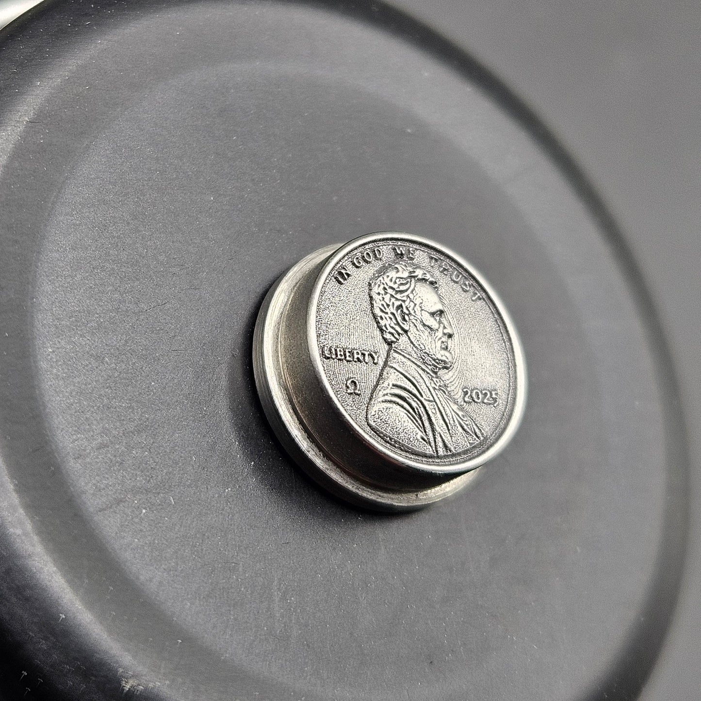 LASER ENGRAVED BMM PENNY BUTTON
