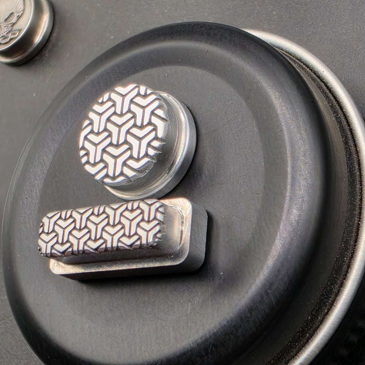 LASER ENGRAVED DELRO D60E BUTTON SET GOYARD DESIGN