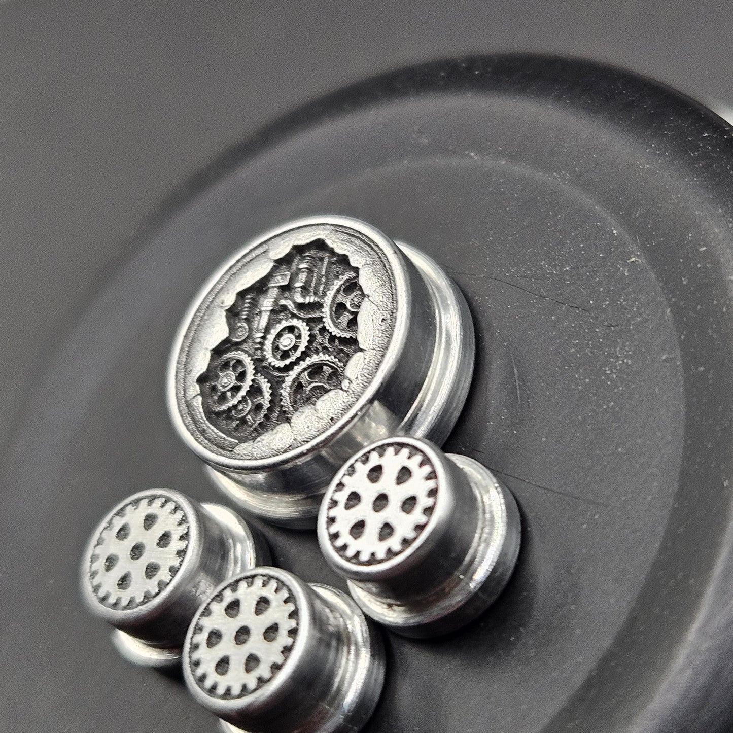 LASER ENGRAVED BMM BUTTON STEAMPUNK PATTERN (FULL SET)